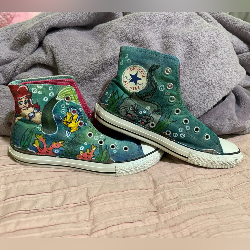 The Little Mermaid Converse